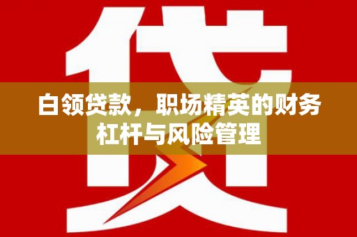 德清白领贷款，职场精英的财务杠杆与风险管理