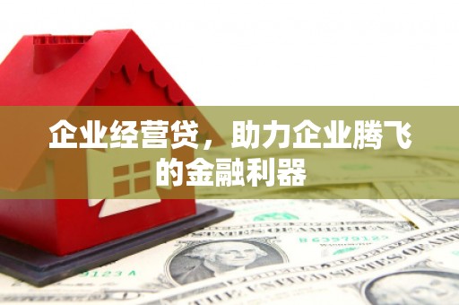 德清企业经营贷，助力企业腾飞的金融利器