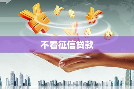 德清不看征信贷款