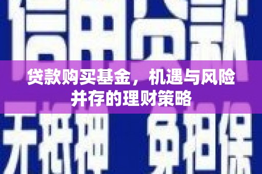 德清贷款购买基金，机遇与风险并存的理财策略