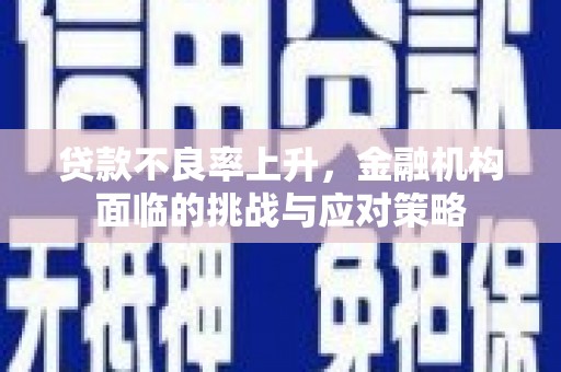 德清贷款不良率上升，金融机构面临的挑战与应对策略