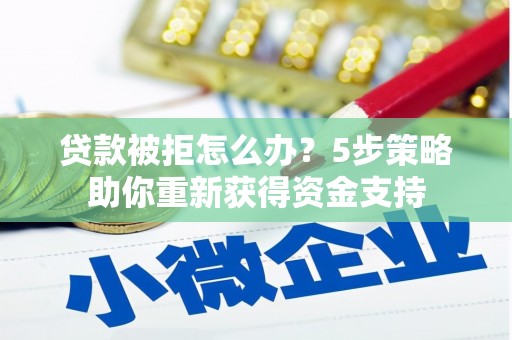 德清贷款被拒怎么办？5步策略助你重新获得资金支持