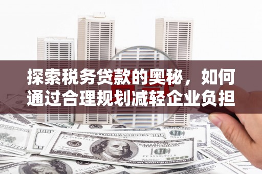德清探索税务贷款的奥秘，如何通过合理规划减轻企业负担