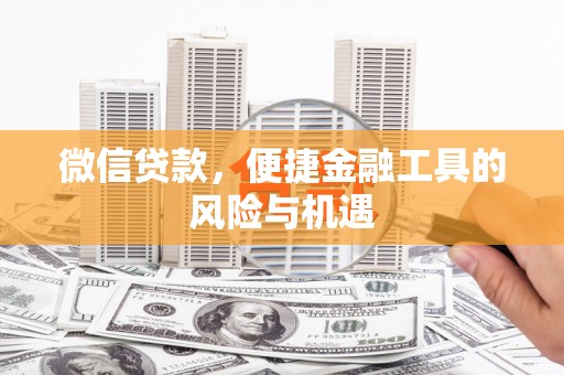德清微信贷款，便捷金融工具的风险与机遇