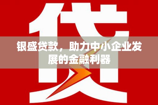 德清银盛贷款，助力中小企业发展的金融利器