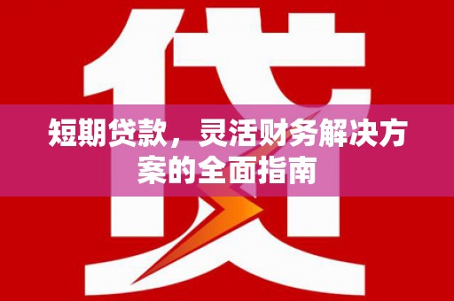 德清短期贷款，灵活财务解决方案的全面指南