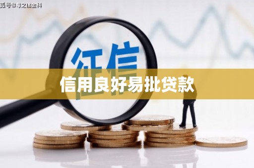 德清信用良好易批贷款