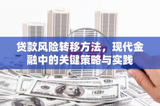 德清贷款风险转移方法，现代金融中的关键策略与实践