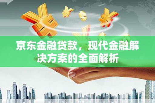 德清京东金融贷款，现代金融解决方案的全面解析