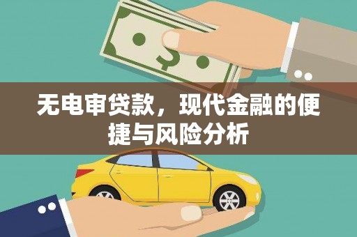 德清无电审贷款，现代金融的便捷与风险分析