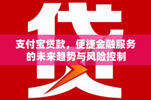 德清支付宝贷款，便捷金融服务的未来趋势与风险控制