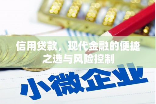 德清信用贷款，现代金融的便捷之选与风险控制