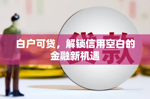 德清白户可贷，解锁信用空白的金融新机遇