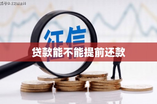 德清贷款能不能提前还款