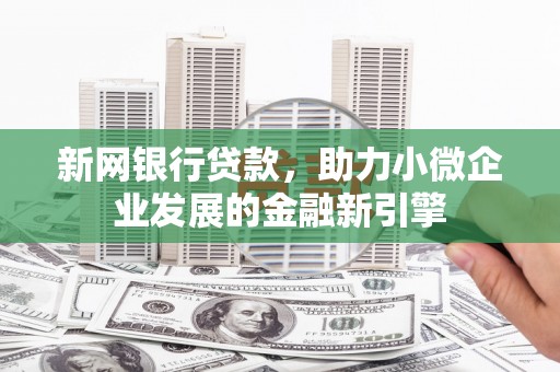 德清新网银行贷款，助力小微企业发展的金融新引擎
