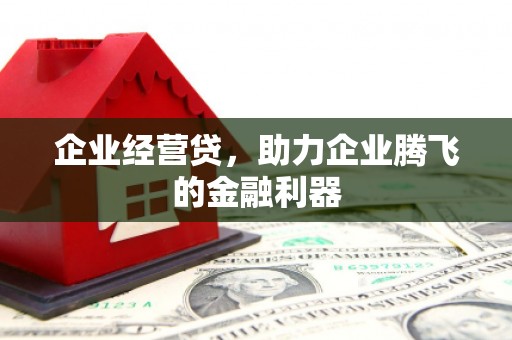 德清企业经营贷，助力企业腾飞的金融利器