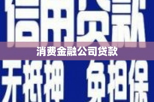德清消费金融公司贷款