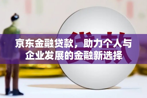 德清京东金融贷款，助力个人与企业发展的金融新选择