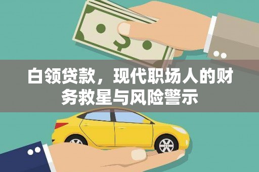 德清白领贷款，现代职场人的财务救星与风险警示