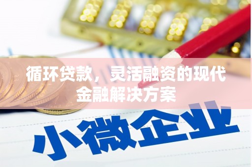 德清循环贷款，灵活融资的现代金融解决方案