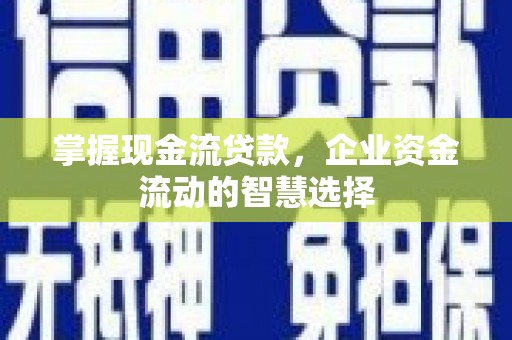 德清掌握现金流贷款，企业资金流动的智慧选择