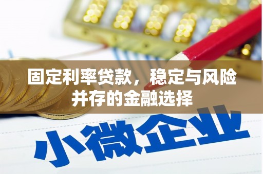 德清固定利率贷款，稳定与风险并存的金融选择