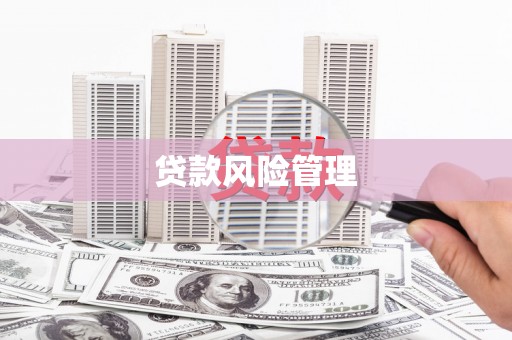 德清贷款风险管理