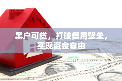 德清黑户可贷，打破信用壁垒，实现资金自由