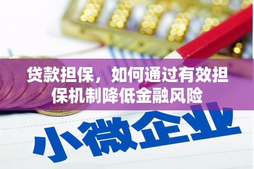 德清贷款担保，如何通过有效担保机制降低金融风险
