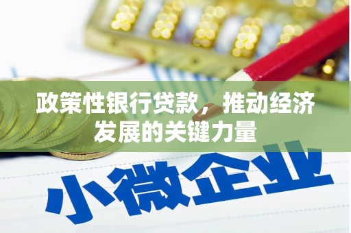 德清政策性银行贷款，推动经济发展的关键力量