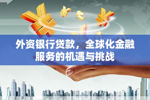 德清外资银行贷款，全球化金融服务的机遇与挑战