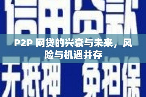 德清P2P 网贷的兴衰与未来，风险与机遇并存